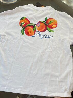 Nude Project Peach Tee White